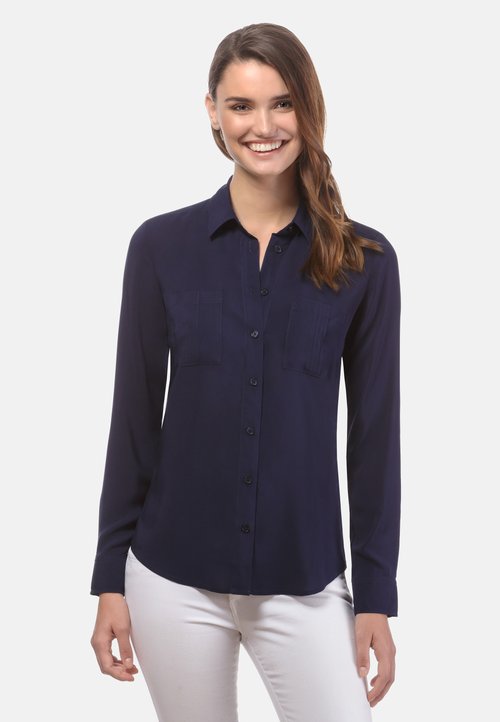 Vincenzo Boretti Damesblouse bijzonder getailleerd met