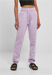 Urban Classics - HIGH WAIST - Pantalones deportivos - lilac Imagen en miniatura 1