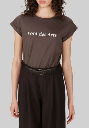 T-shirt imprimé - marron