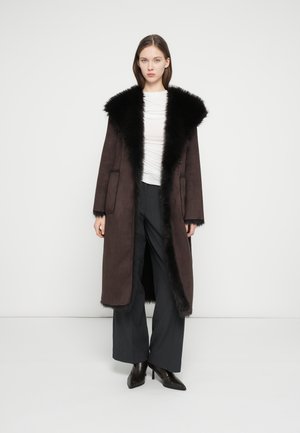 REVERSIBLE LONG COAT - Cappotto invernale - brown