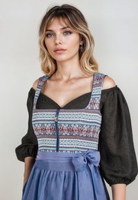 Spieth & Wensky ELEGANTES GHIESE - Dirndl - blau