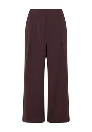 Evans, PLUS SIZE WIDE LEG TROUSERS - Stoffhose - purple