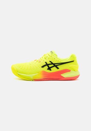 Tennisschuh für Sandplätze - neon yellow