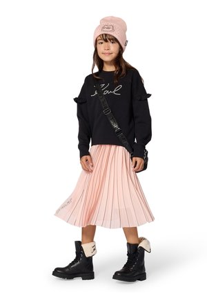 KARL LAGERFELD KIDS, SWEAT MANCHES LONGUES - Sweatshirt - black