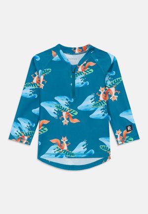 SWIM TUVALU - Surfshirt - deep ocean