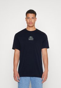 Lacoste - SUBTLE LOGO - T-shirts med print - bleu marine Miniatyrbilde 1