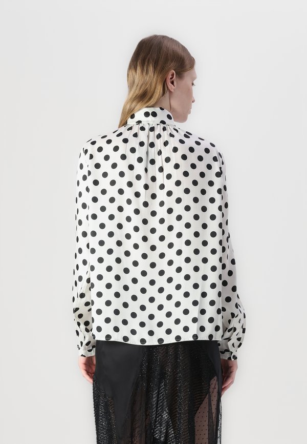 BREEZY DOT TIE NECK SHIRT - Button-down blouse3