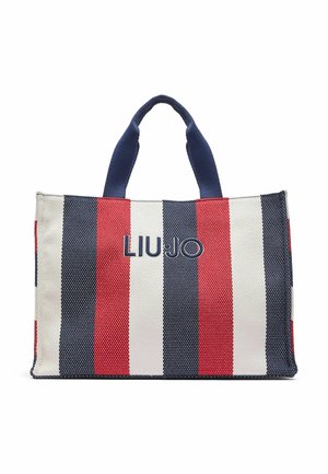 GROSSE GESTREIFTE - Shopping Bag - blue white red
