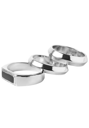 Jack & Jones JACJESI 3 PACK - Ring - silver-coloured