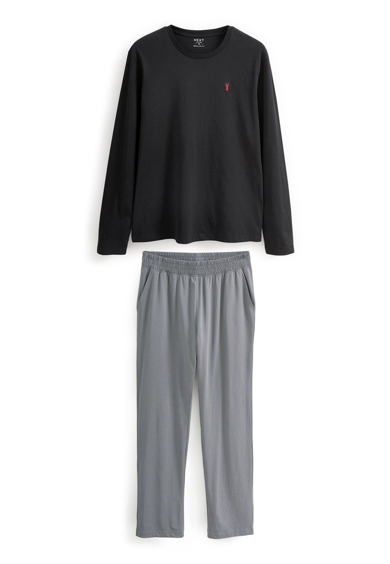 Next SET REGULAR FT - Pyjama - black grey/noir - ZALANDO.FR
