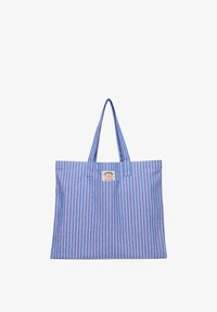 Selected, broker navy pink stripe