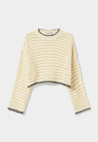 Bershka Strickpullover - off-white