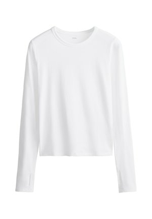 OYSHO, T-shirt à manches longues - white