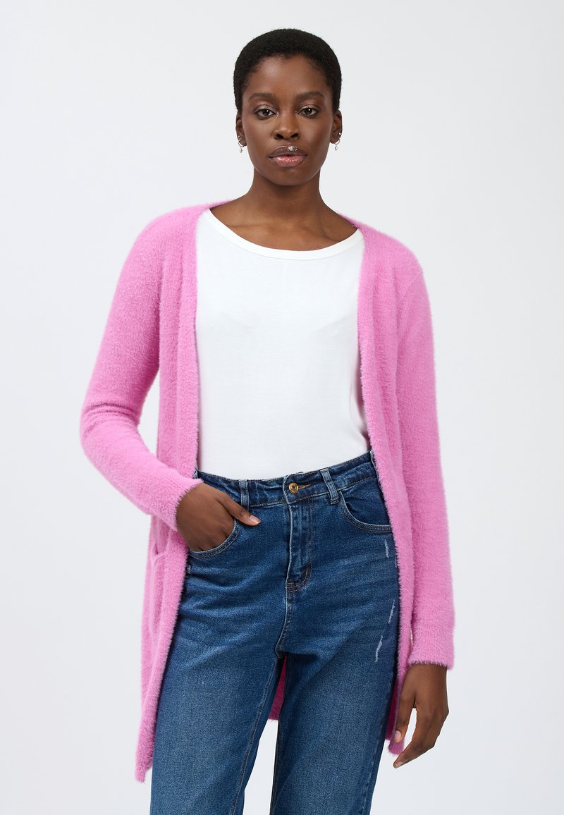 INFLUENCER FLUFFY - Vest - pink