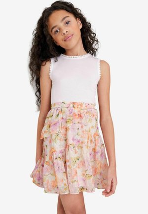 REGULAR FIT - Denné šaty - white pink