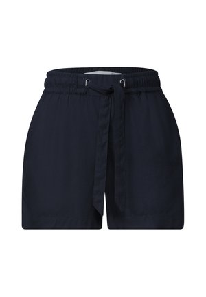 Street One Studio, MID WAIST SHORTS IM LOOSE FIT - Shorts - maritime blue
