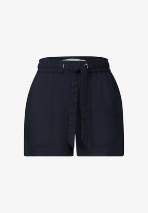 Street One Studio, MID WAIST SHORTS IM LOOSE FIT - Shorts - maritime blue