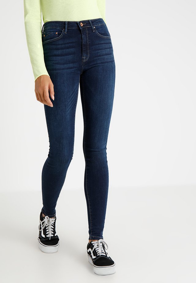 ONLPAOLA  - Jeans Skinny Fit - dark blue denim