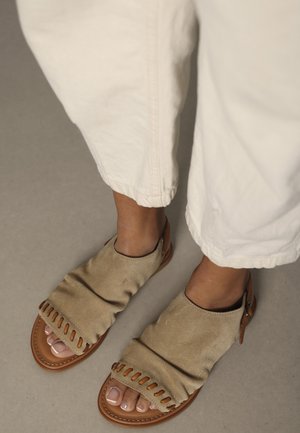 Shabbies Amsterdam Sandalias - dark sand