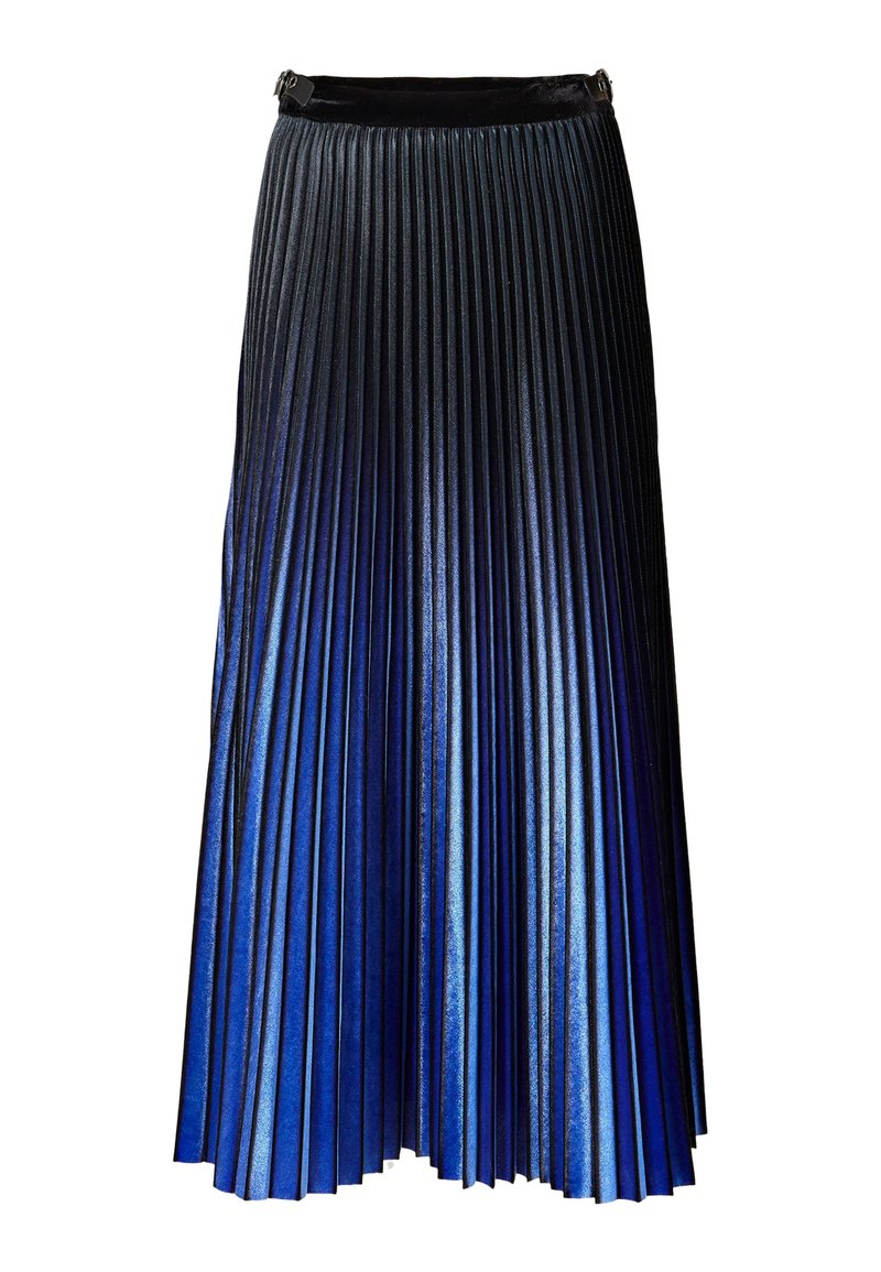 Guess Plissee Rock Verlaufsoptik Pleated Skirt Blue Zalando De