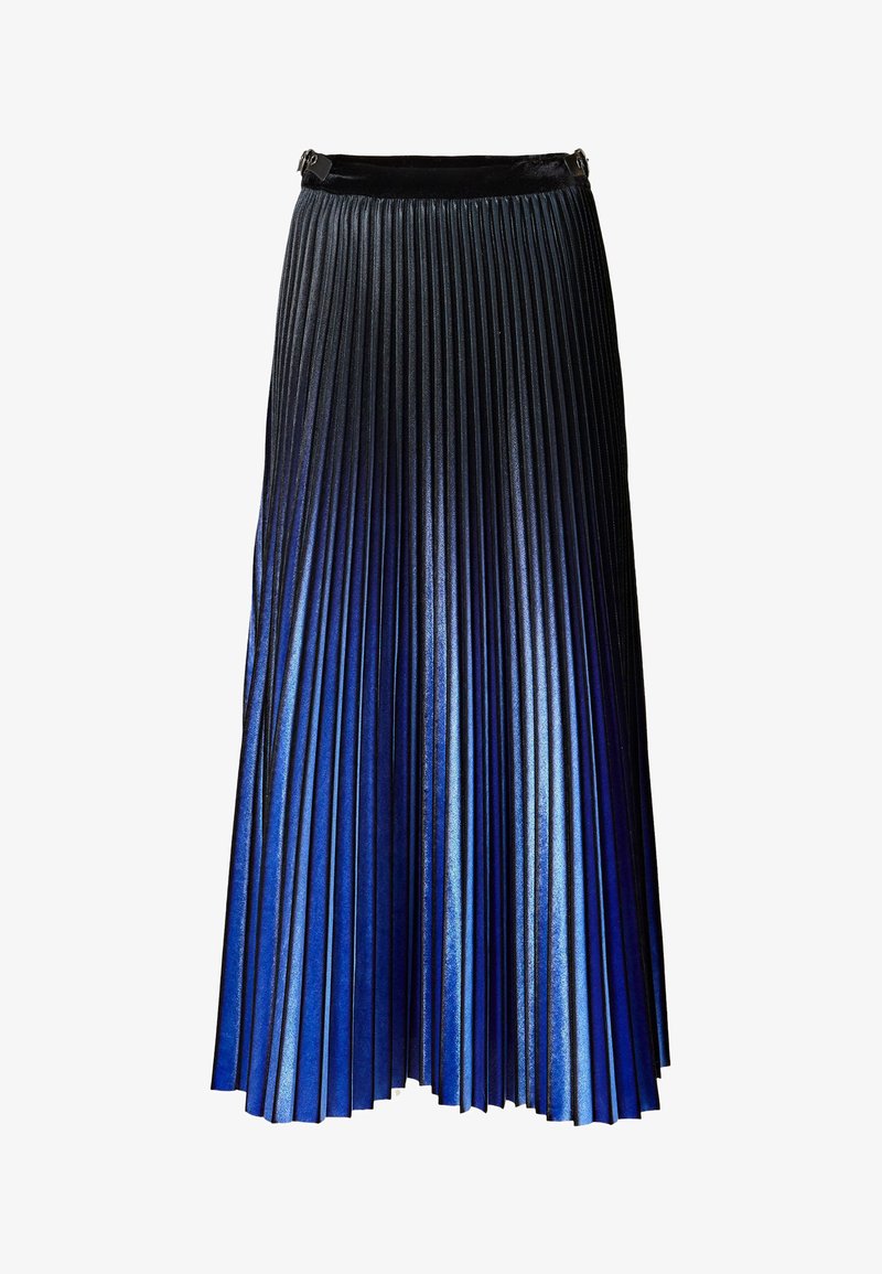 Guess Plissee Rock Verlaufsoptik Pleated Skirt Blue Zalando De
