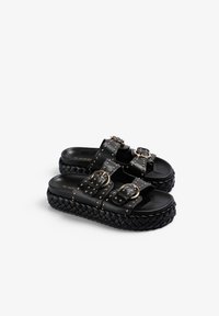 Scalpers Ciabattine con tacco - black