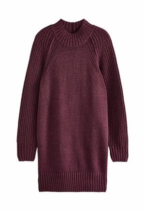 REGULAR FIT - SPARKLE - Gebreide jurk - red berry