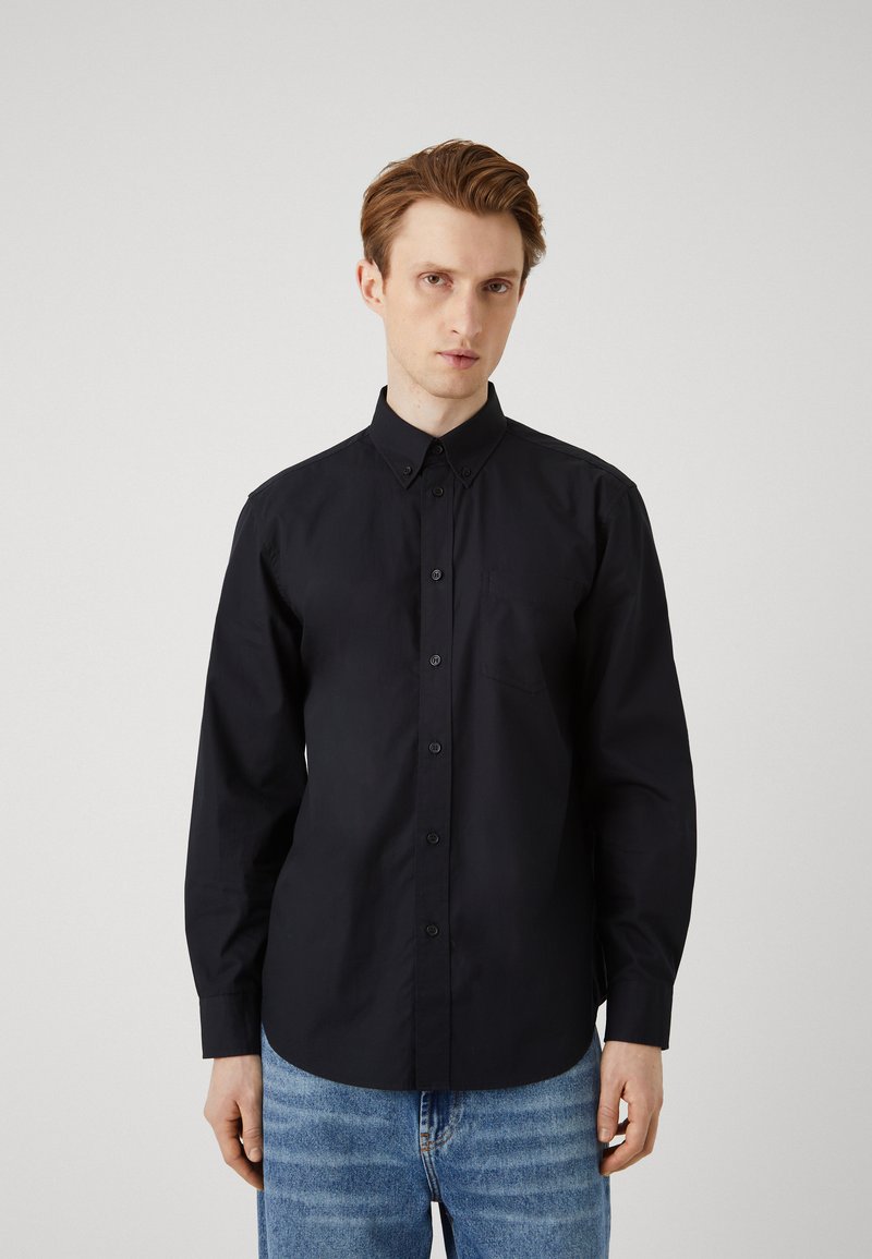 Esprit - SOLID SHIRT SLIM FIT - Hemd - black, Vergrößern