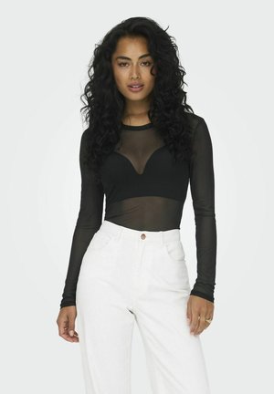 JDY JDYELSA O-NECK  - Pitkähihainen paita - black
