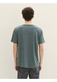 TOM TAILOR DENIM OPEN EDGE MELANGE - T-shirt basic - dark gable green