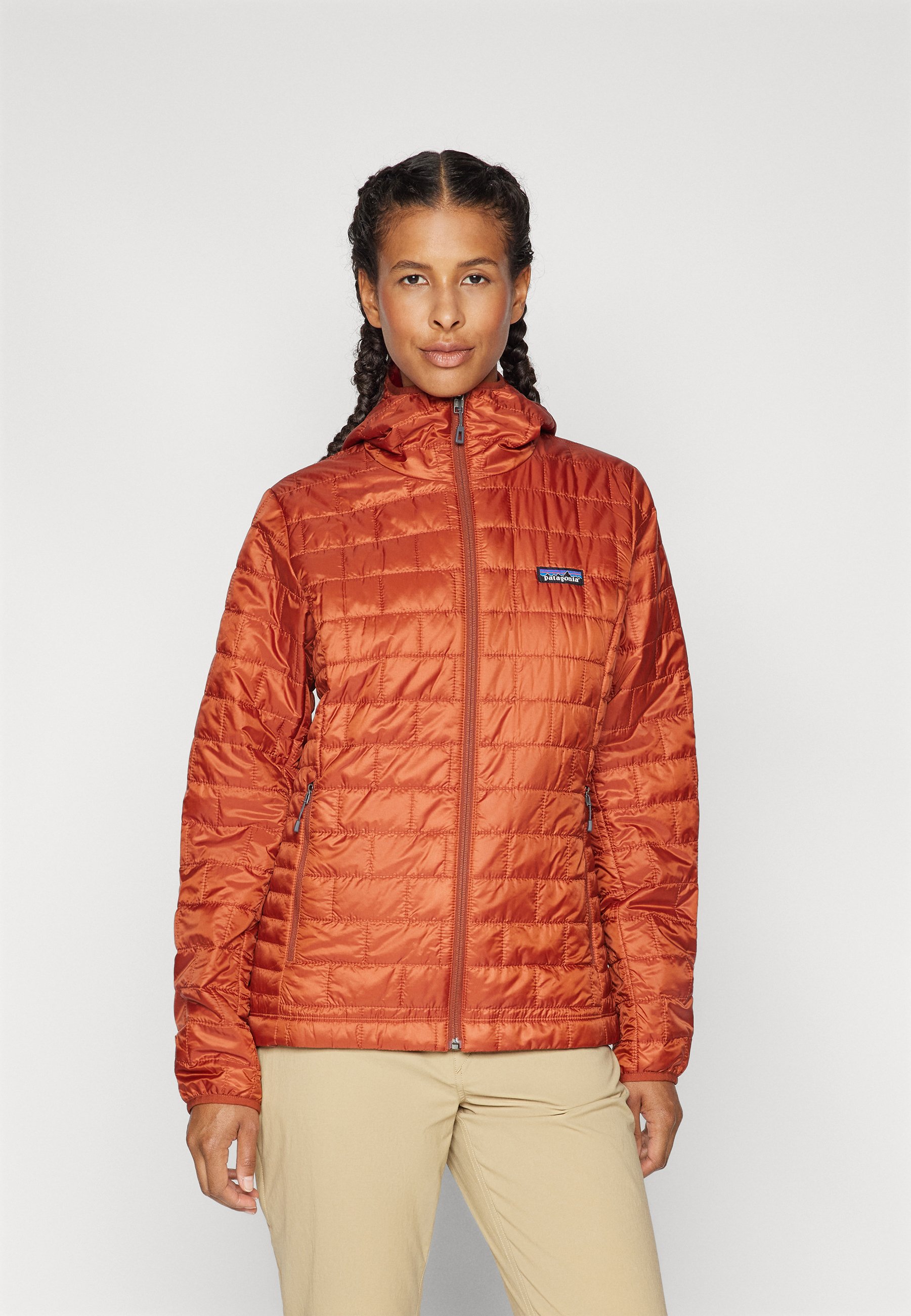 Patagonia NANO PUFF HOODY - Outdoor jacket - burnished red/red 