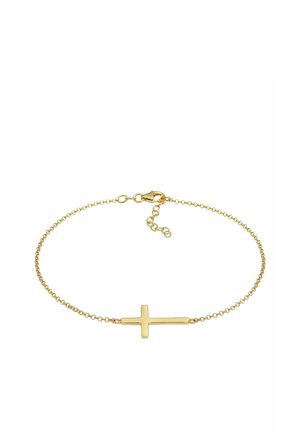 ANKLET CROSS - Armbånd - gold-coloured