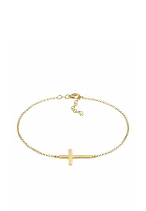 ANKLET CROSS - Armband - gold-coloured