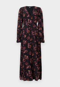 ROBE - Maxi dress - black/red