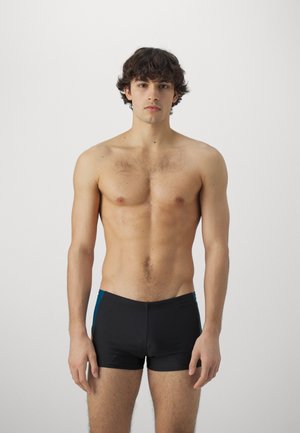 MENS DIVE AQUASHORT - Fürdőnadrágok - black/dark teal/mandarin peel