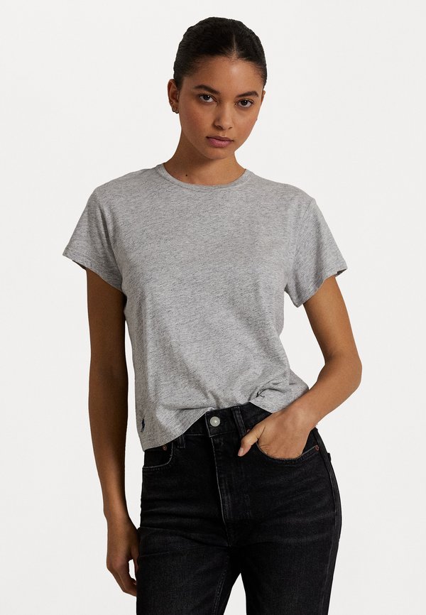 SHORT SLEEVE - Basic T-shirt - cobblestone heather