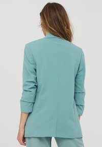 Terranova OPEN WITH RUFFLED SLEEVES - Blazer - verde acqua