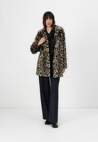 TWINSET OVERCOAT - Manteau classique - nero/coffee