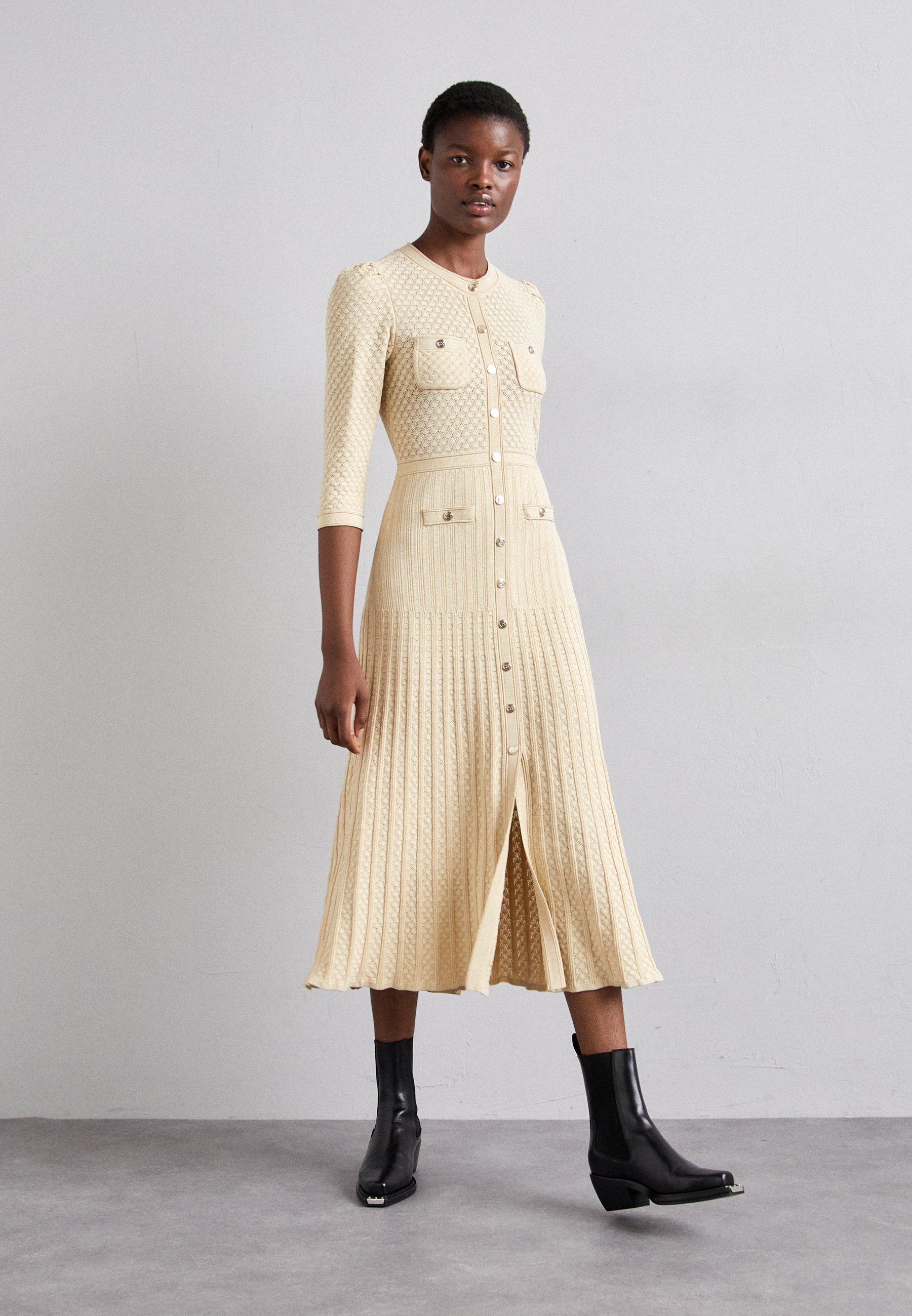 White Dress Sandro Outlet Robe Sandro Ancienne Collection Sandro