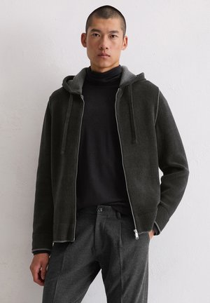 HOODIE REGULAR - Cardigan - broken graphite