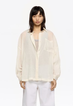 PLISADA - Button-down blouse - marfil