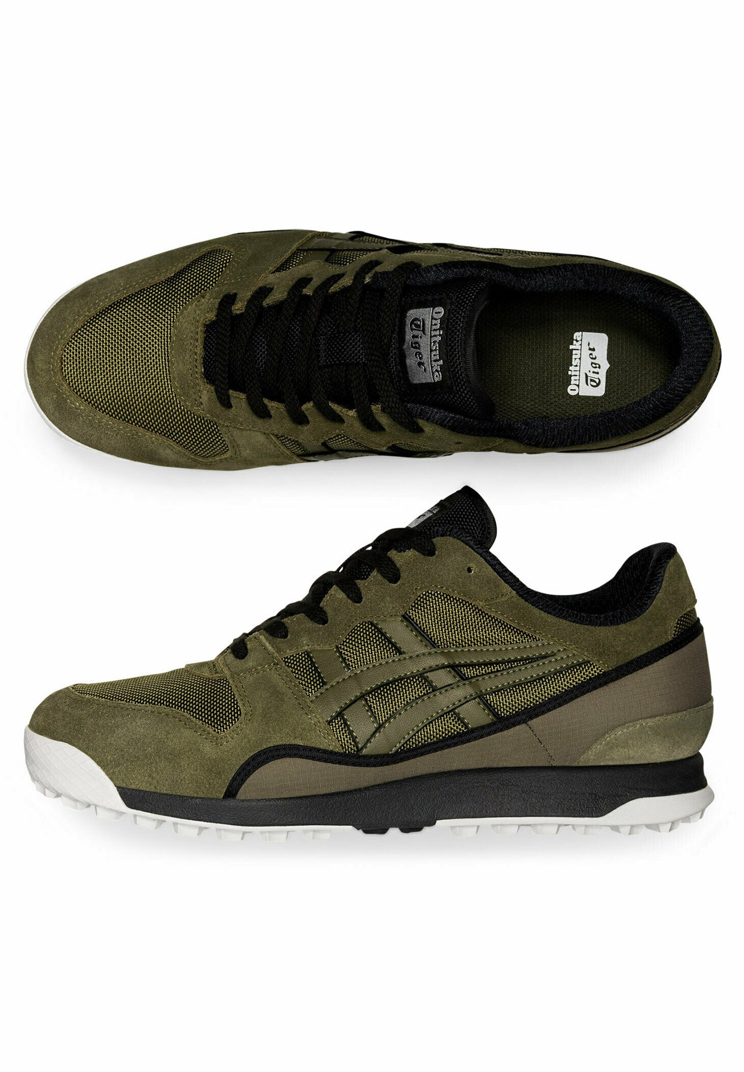 Onitsuka Tiger TIGER HORIZONIA - Sneakers laag - bronze green/mantle  green/groen - Zalando.nl
