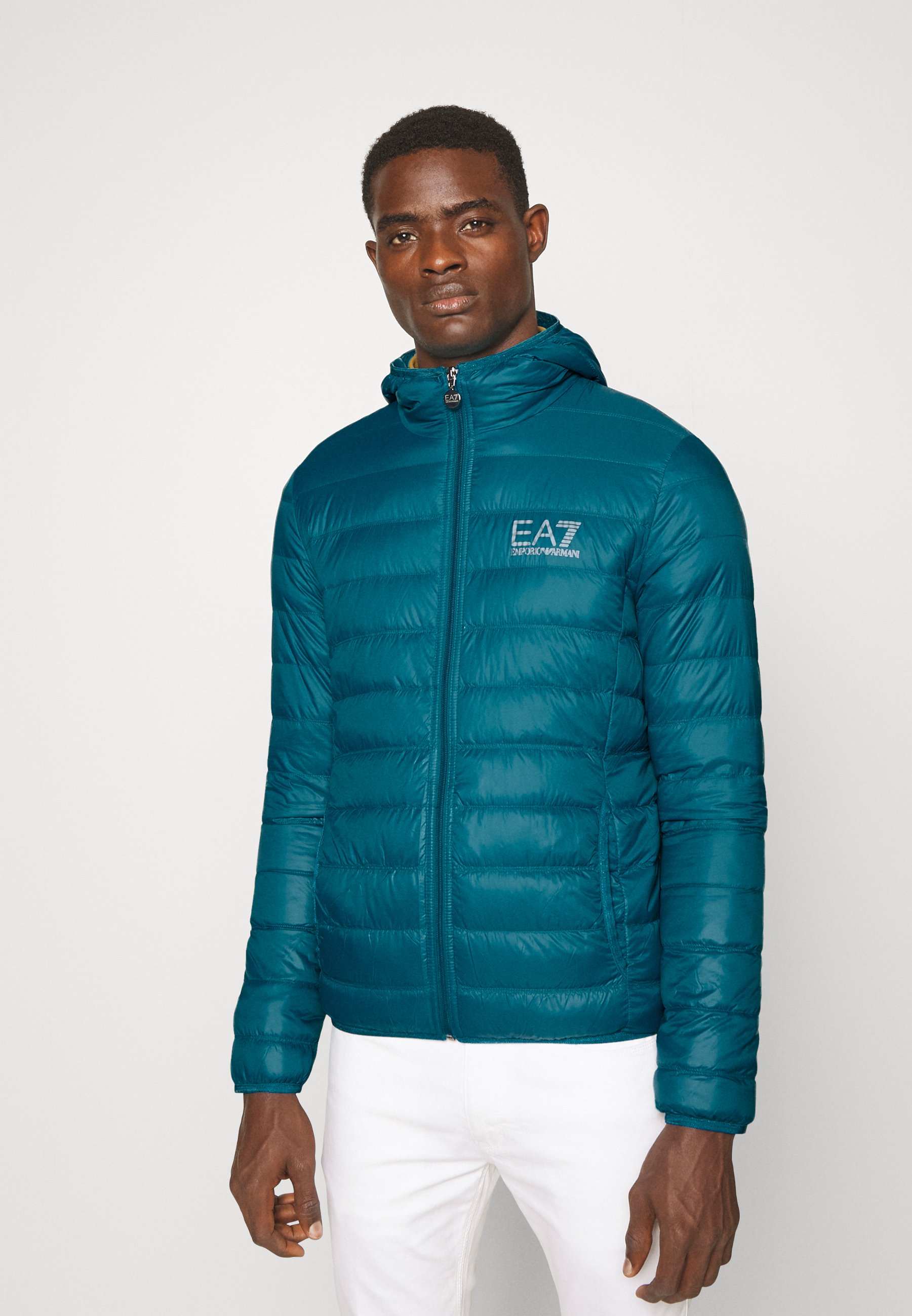EA7 Emporio Chaqueta de plumas - turquoise/turquesa