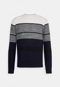 ONSHARM STRIPE BLOCK CREW - Camisola - dark navy