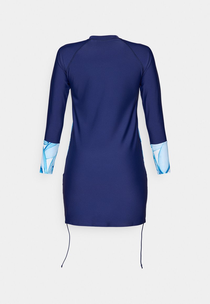 Arena WOMENS TUNIC ALLOVER Vestito di maglina navy blue/blu - Main Image