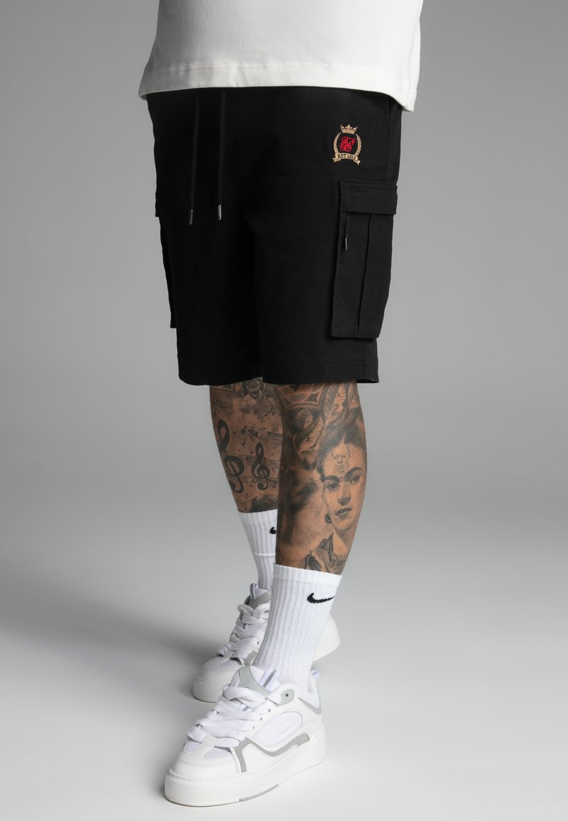 SIKSILK - Shorts - black, Enlarge