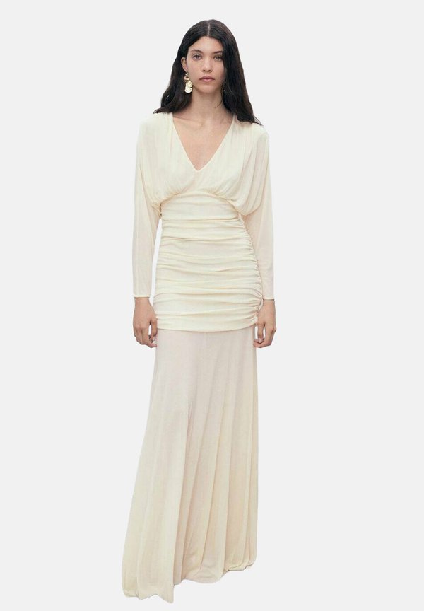 LONG DRAPED - Maxikleid - ecru