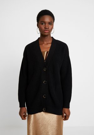 SLFBAILEY BUTTON CARDIGAN - Cardigan - black