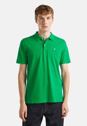 United Colors of Benetton SLIM FIT SHORT SLEEVE - Polotričko - green