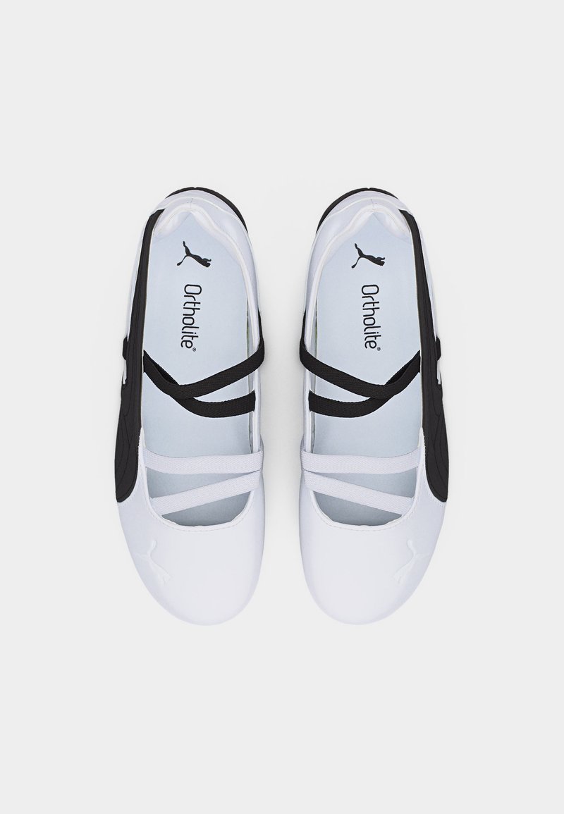 Puma White Slip-On Sneakers with Black Elastic Strap Puma Women main image 4